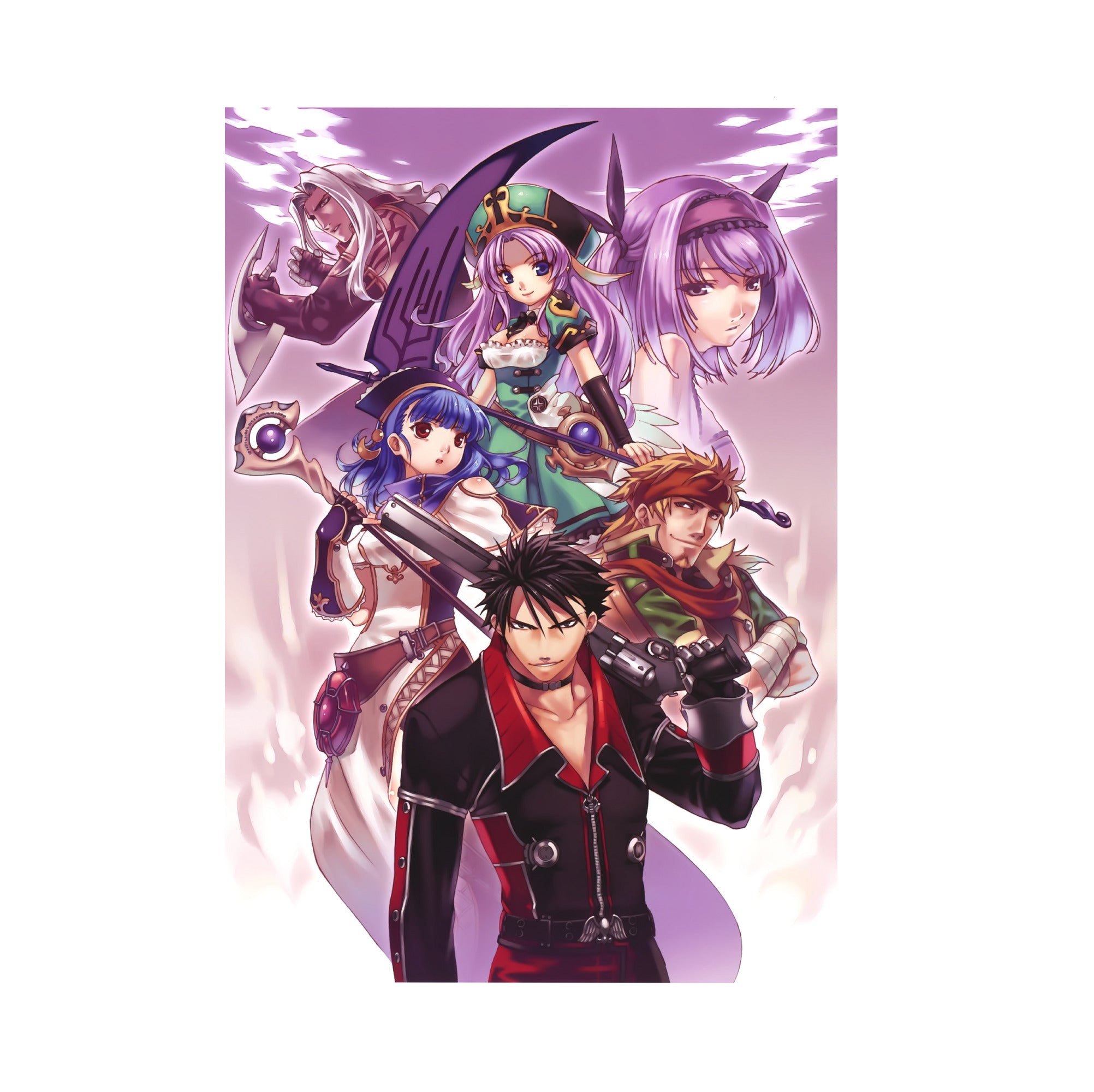 Blazing Souls Japanese cover art poster by Katsuyuki Hirano